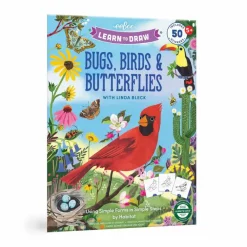 Best eeBoo Lær at tegne - Bugs, Birds & Butterflies