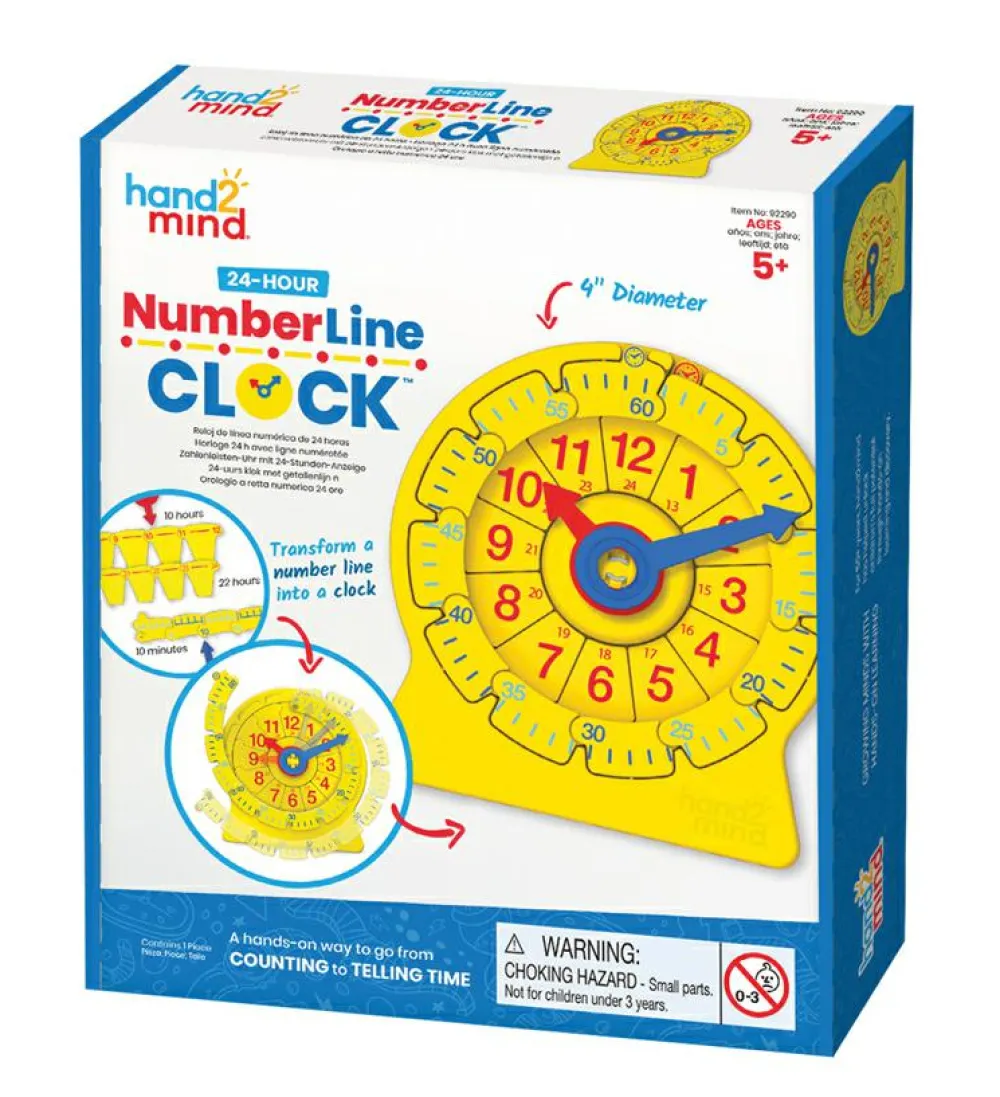 Outlet Learning Resources Lær Klokken - Med aftagelig tallinje