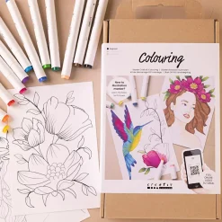 Outlet Creativ Company Læringssæt - Farvelægning