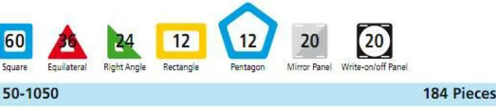 Online Polydron MAG | Deluxe institutionssæt | 184 dele