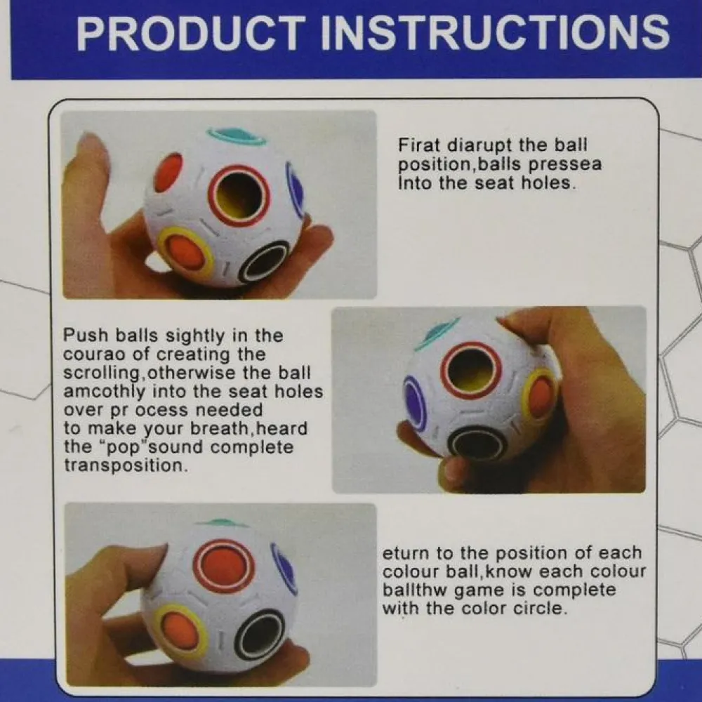 Hot Magic ball - Find og flyt farven, Ø 7 cm