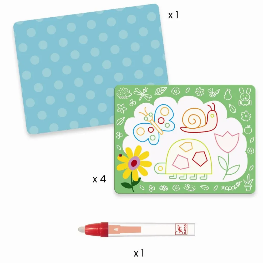 Outlet Djeco Magisk farvelægning - Hvem gemmer sig?