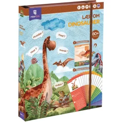 New mierEdu Magnetleg - Lær om dinosaurer, 80+ dele