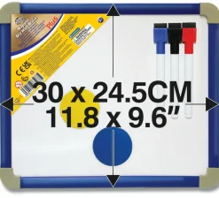 Online Brainstorm Magnettavle (30 x 24,5 cm), inkl tusser