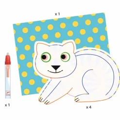 Outlet Djeco Mal med vand - Dyrevenner