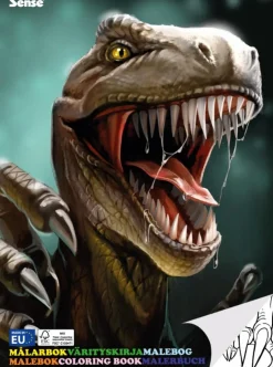 Malebog - Dinosaurer, 36 sider