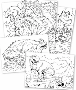 Malebog - Dinosaurer, 36 sider