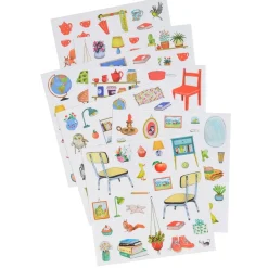 Best Moulin Roty Malebog 20 sider, inkl. 160 klistermærker