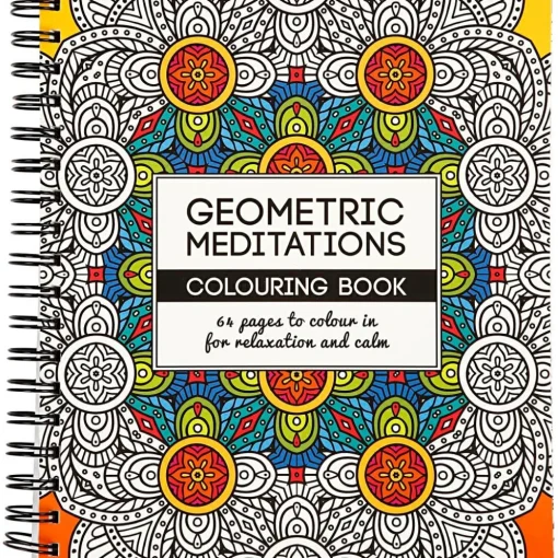 Sale Creativ Company Malebog Mindfulness - Geometrisk, 64 sider