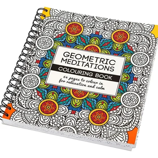Sale Creativ Company Malebog Mindfulness - Geometrisk, 64 sider