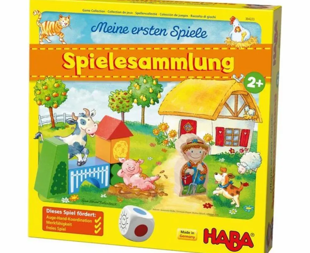 Outlet Haba Min første spilsamling - Inkl. 10 spil