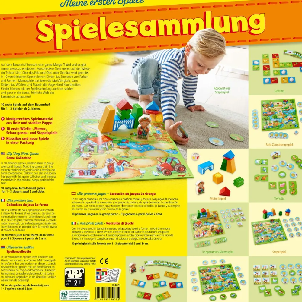 Outlet Haba Min første spilsamling - Inkl. 10 spil