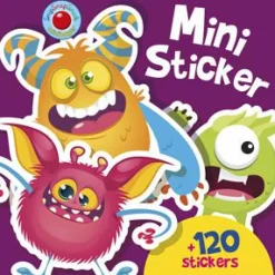 Sale Forlaget Bolden Mini-stickers bog - Monstre, 120+ stk