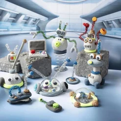 Clearance Creativ Company Modelleringskit - Robotter