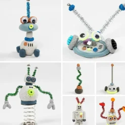 Clearance Creativ Company Modelleringskit - Robotter