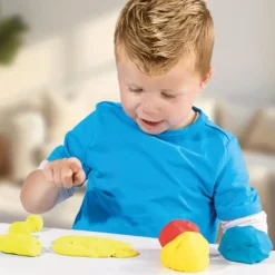 SES Creative Modellervoks 7 x 90 gr. + 7 forme - Dinosaurer