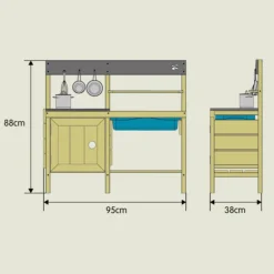 Online Mudderkøkken inkl. grydesæt - Junior Chef