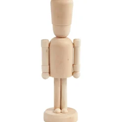 Online Creativ Company Nøddeknækker i træ - H: 18 cm