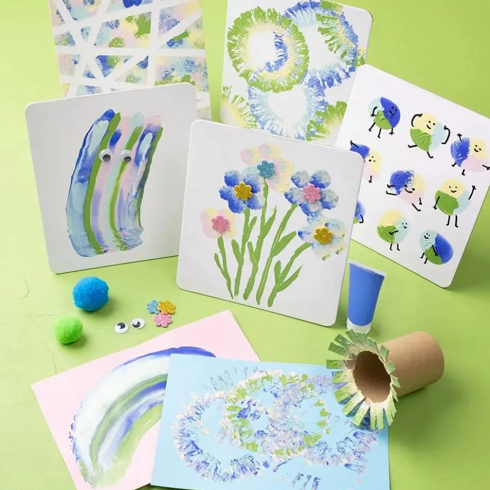 Sale Creativ Company Nok til en flok - Lær 5 forskellige maleteknikker