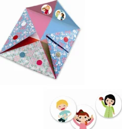 Clearance Djeco Origami - Flip-flappere i lyse farver