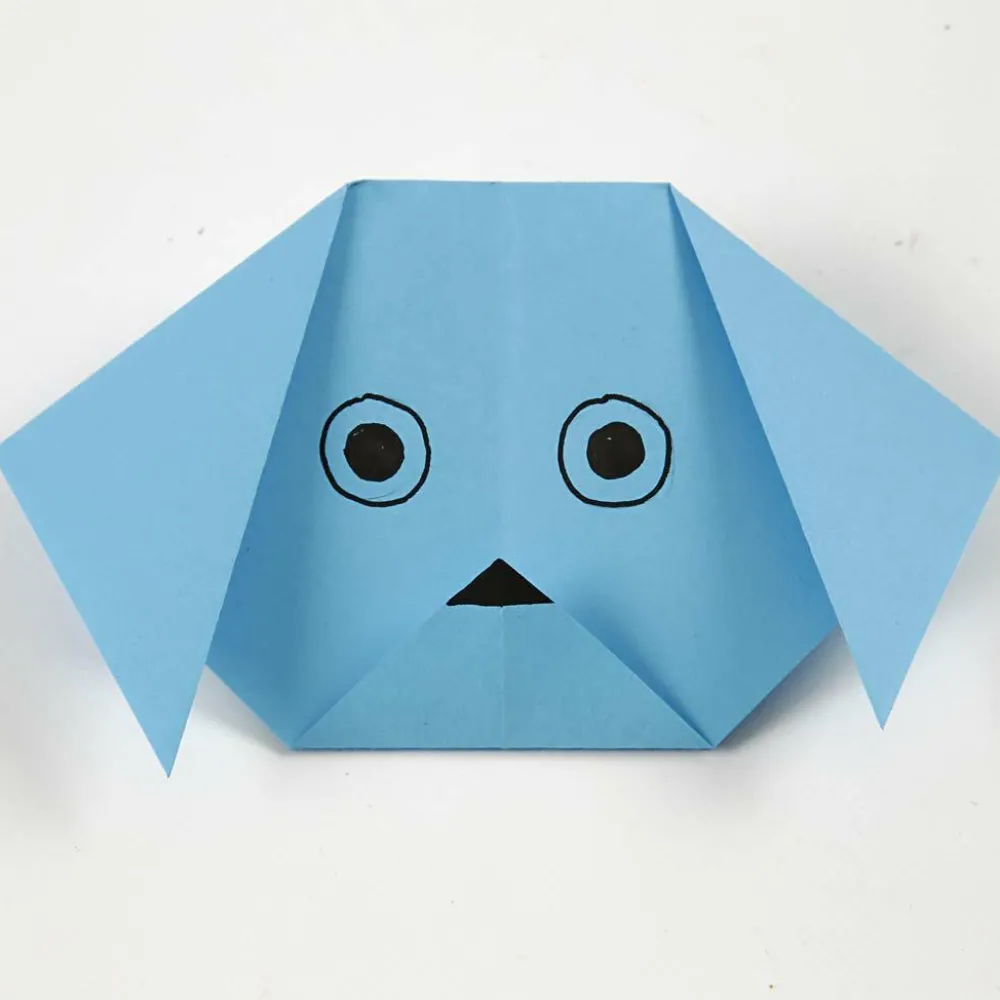 Hot Creativ Company Origami 15 x 15 cm - Basisfarver, 10 ark