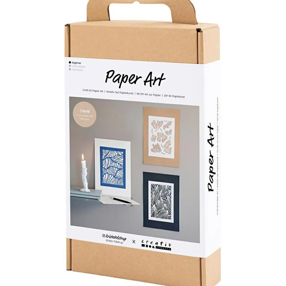 Online Creativ Company Papirkunst - Papercuts, 3 stk