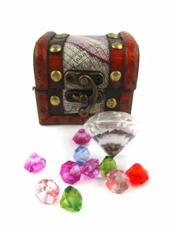 Clearance Pirat skattekiste med diamanter