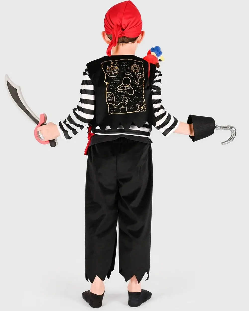 Discount Den Goda Fen Piratkostume, inkl. tilbehør