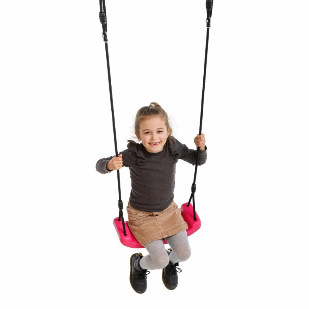 Clearance DICE Plastgynge - Pink (sort reb)