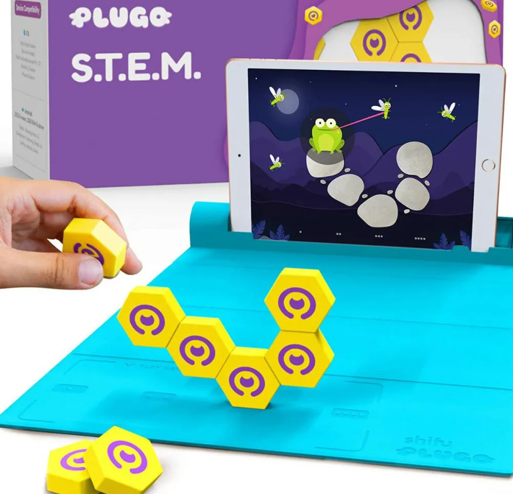 Discount playshifu Plugo link - Interaktive byggeklodser