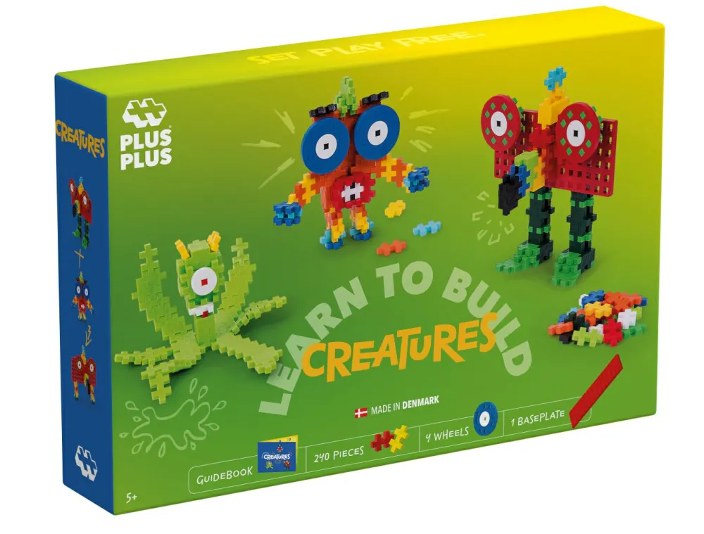 Plus-Plus - Lær at bygge væsner, 240 stk