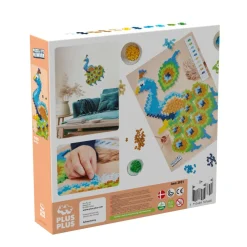 Outlet Plus-Plus - Puzzle By Number, Påfugl 800 stk