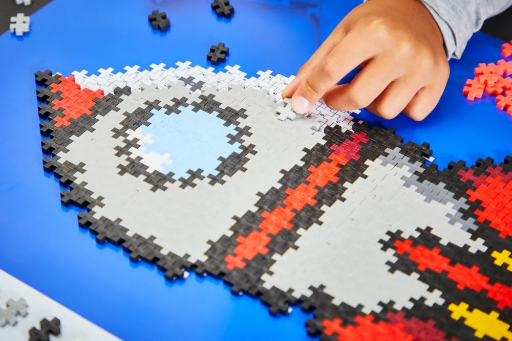 Plus-Plus - Puzzle By Number, Raket 500 stk