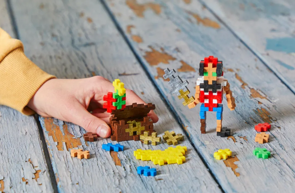 Plus-Plus i rør - Pirat, 100 stk