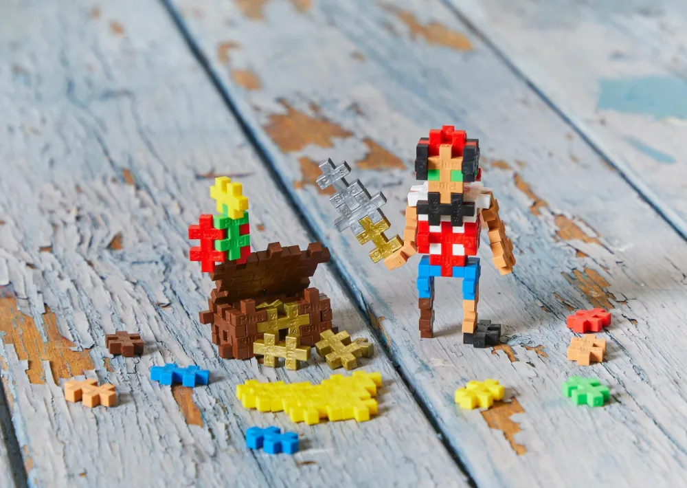 Plus-Plus i rør - Pirat, 100 stk