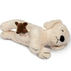 byASTRUP Plyshund med to hvalpe