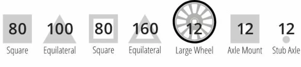 Online Polydron byggesæt, 456 dele