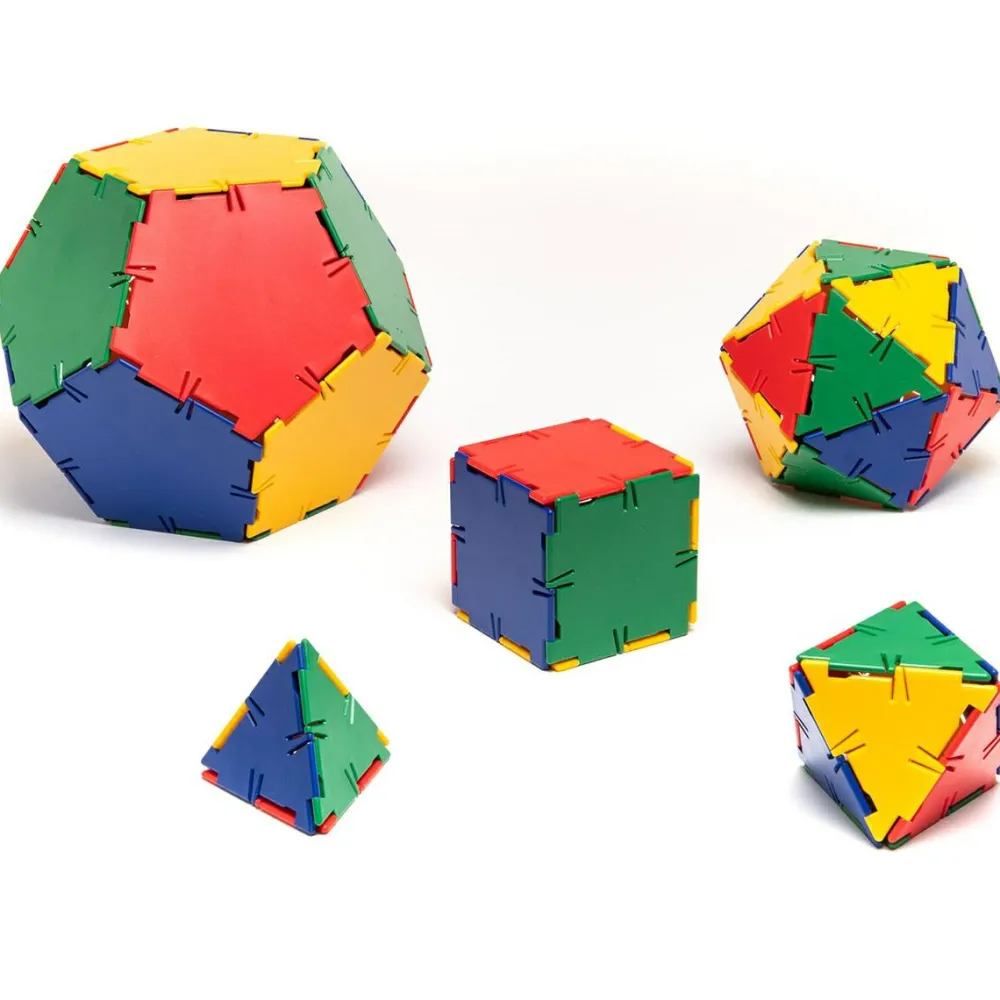 Online Polydron byggesæt, 50 dele