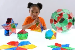 Hot Polydron byggesæt Crystal, 164 dele