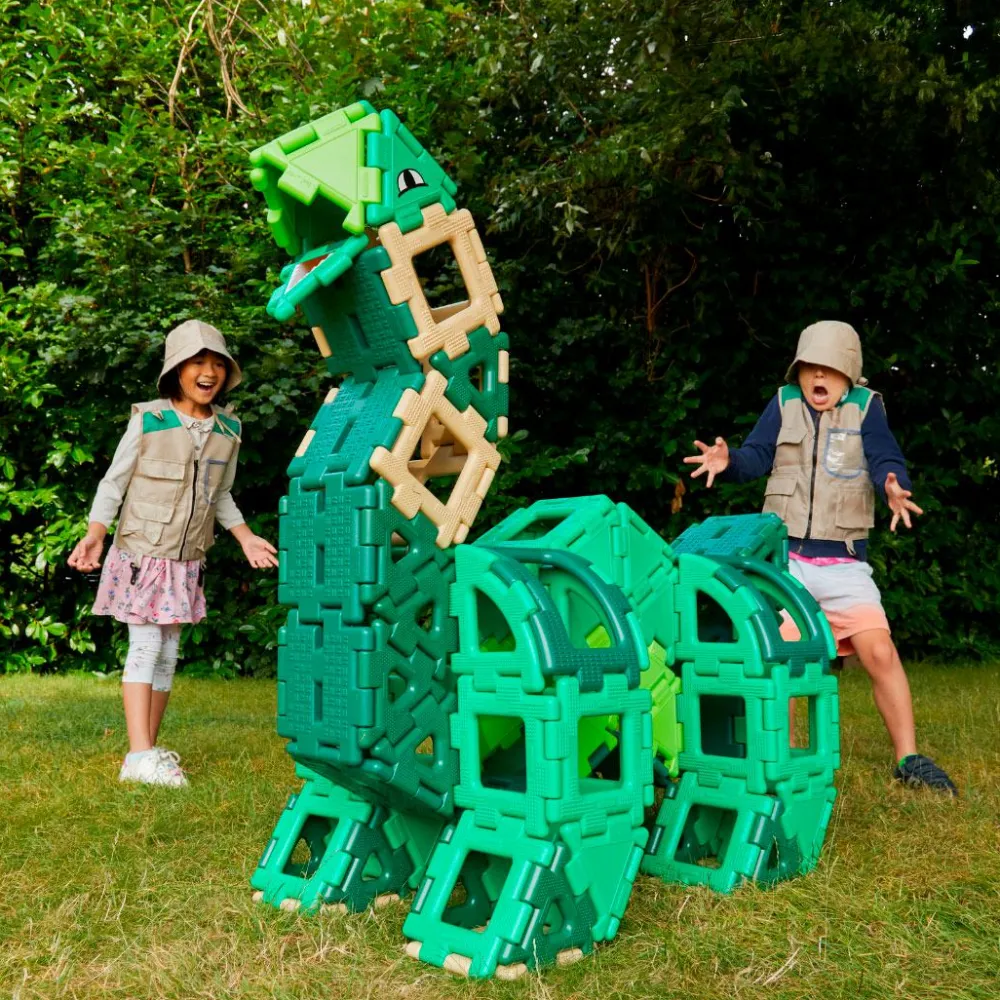 Sale Polydron Large - Dinosaur, 130 dele