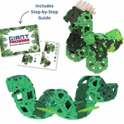 Sale Polydron Large - Dinosaur, 130 dele