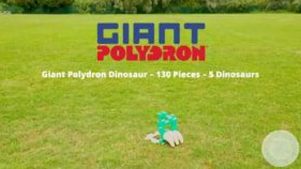 Sale Polydron Large - Dinosaur, 130 dele