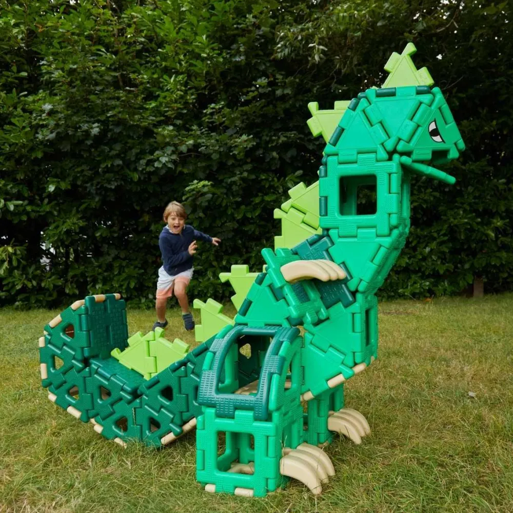 Sale Polydron Large - Dinosaur, 130 dele