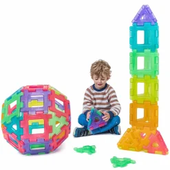 Best Polydron Large - Transparent, 60 dele