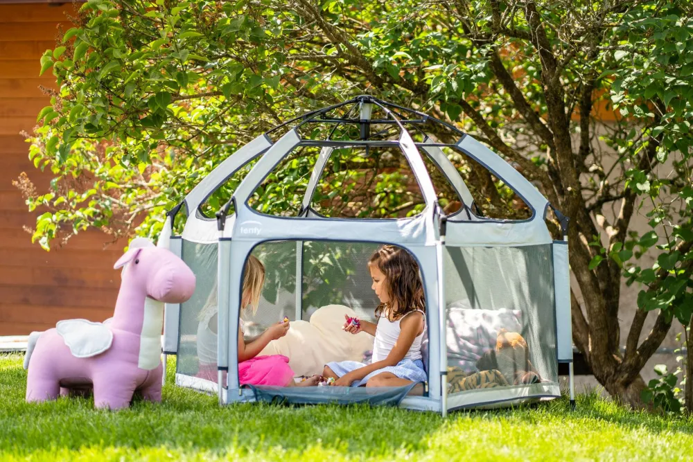 Outlet Pop-up hyggehule - Lyseblå