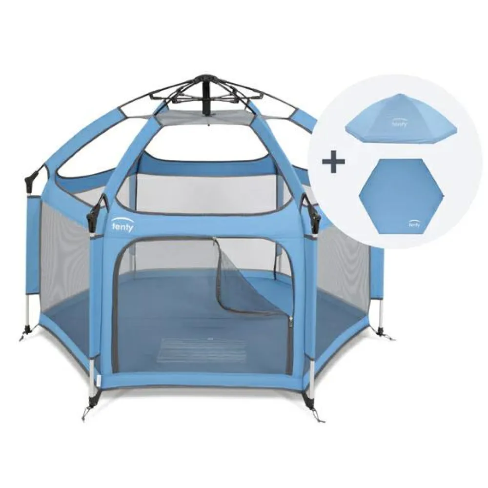 Outlet Pop-up hyggehule - Lyseblå