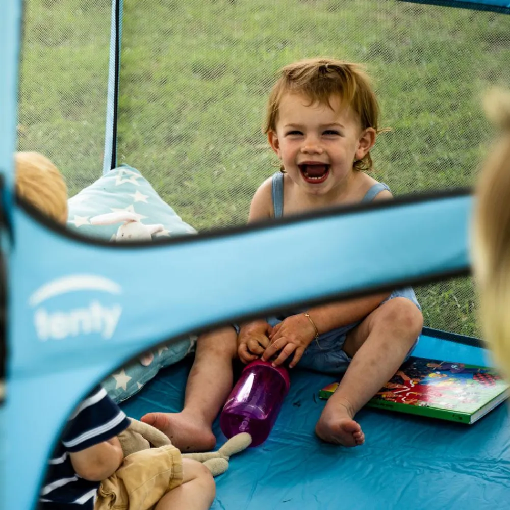 Outlet Pop-up hyggehule - Lyseblå