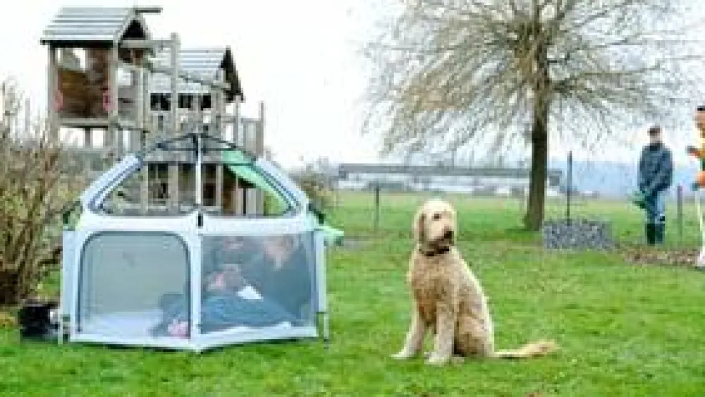 Outlet Pop-up hyggehule - Lyseblå