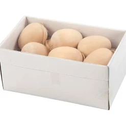 Clearance Creativ Company Påskeæg af træ til ophæng, 15 stk