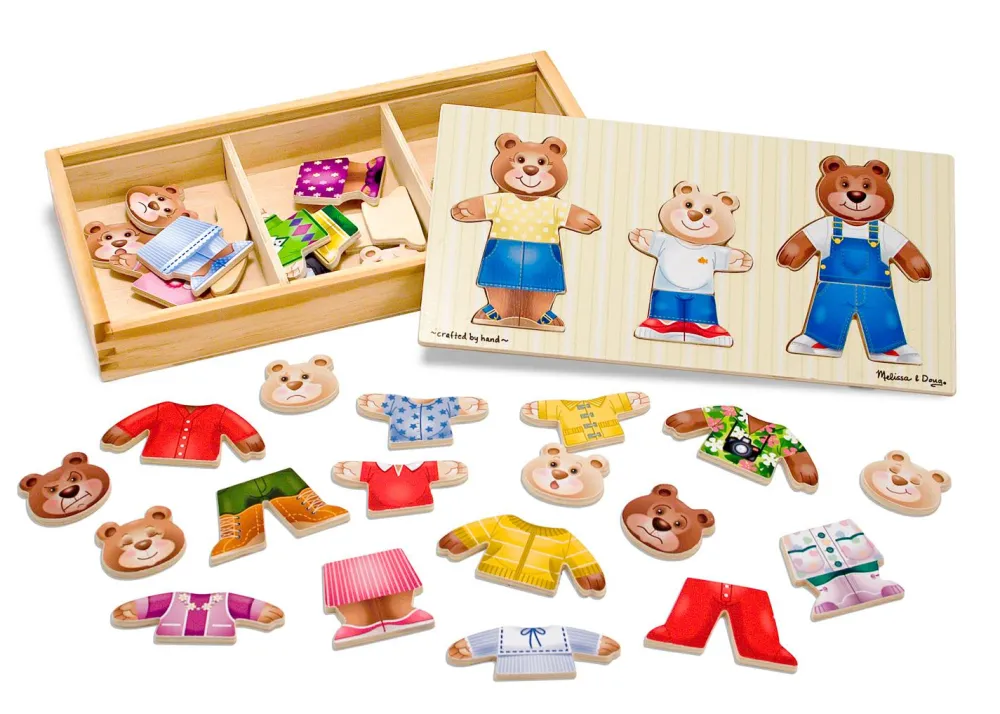 Hot Melissa & Doug Puslespil - Mix & Match Bjørnefamilie